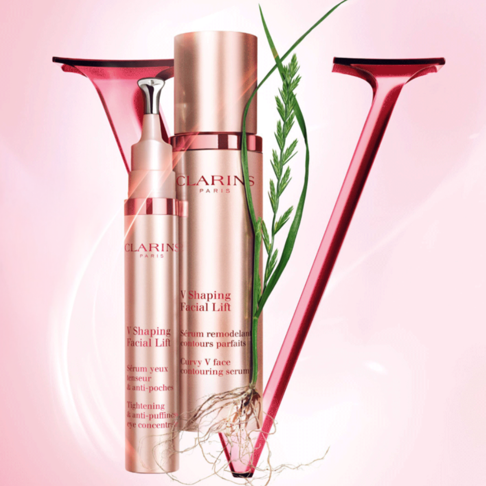Clarins V Shaping Facial Lift Eye Duo Travel Exclusive Gift Set 2x15mL