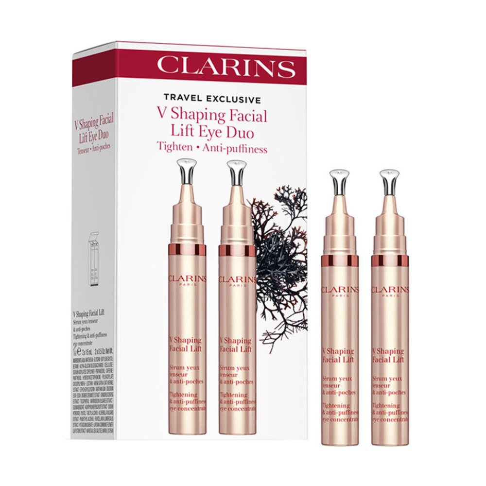 Clarins V Shaping Facial Lift Eye Duo Travel Exclusive Gift Set 2x15mL