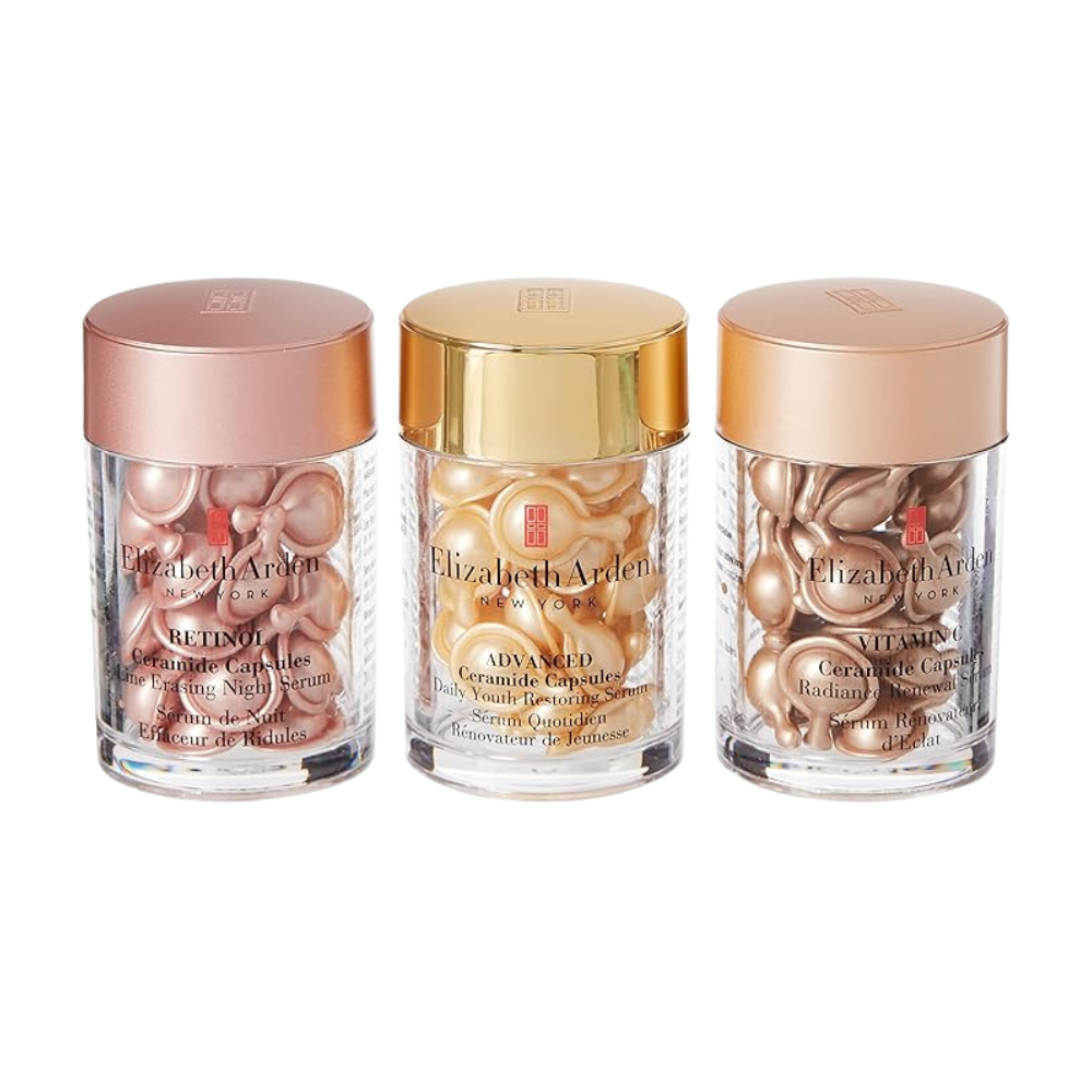 Elizabeth Arden Ceramide Trio Capsules Trial Set - Advanced, Vitamin C & Retinol