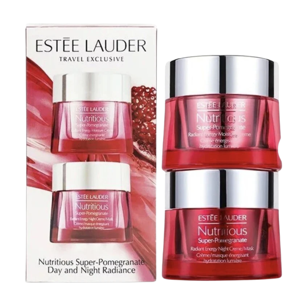 Estee Lauder Nutritious Super-Pomegranate Day & Night Radiance Gift Set Duo