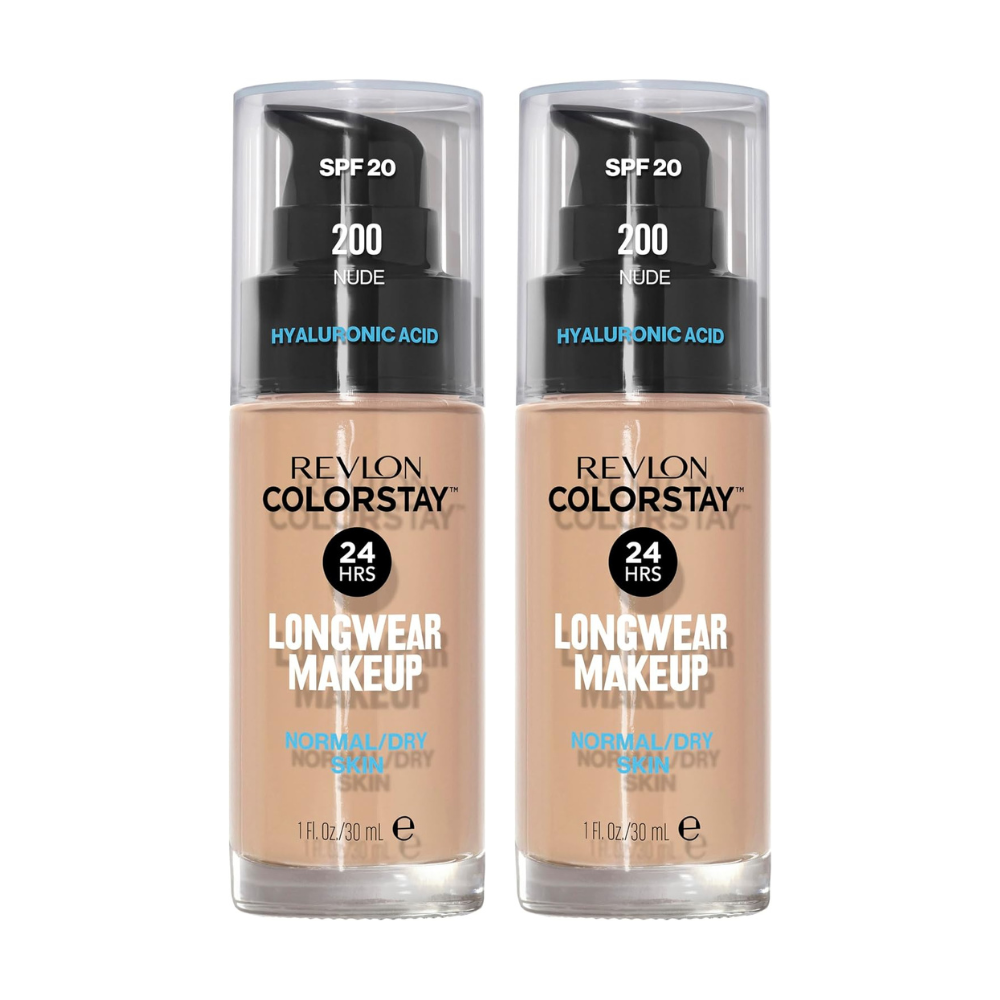 2 x Revlon ColorStay Makeup for Normal/Dry Skin 30mL - 200 Nude