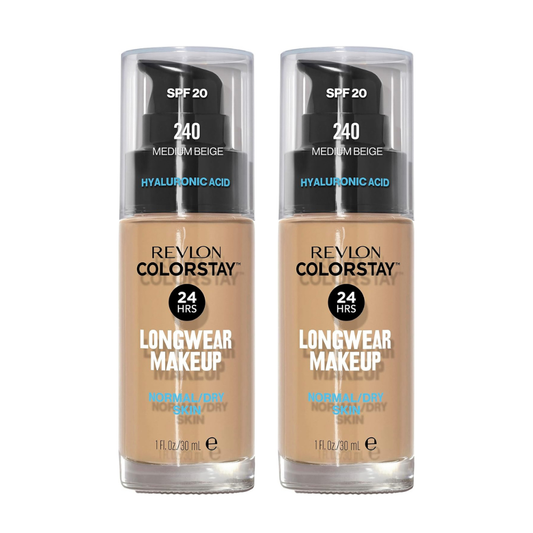 2 x Revlon ColorStay Makeup for Normal/Dry Skin 30mL - 240 Medium Beige