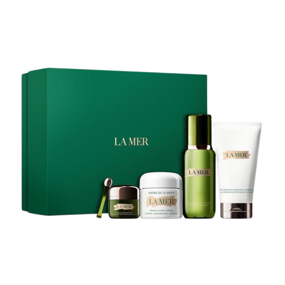 La Mer The Arrive Hydrated Collection 4 Piece Travel Exclusive Gift Set Green