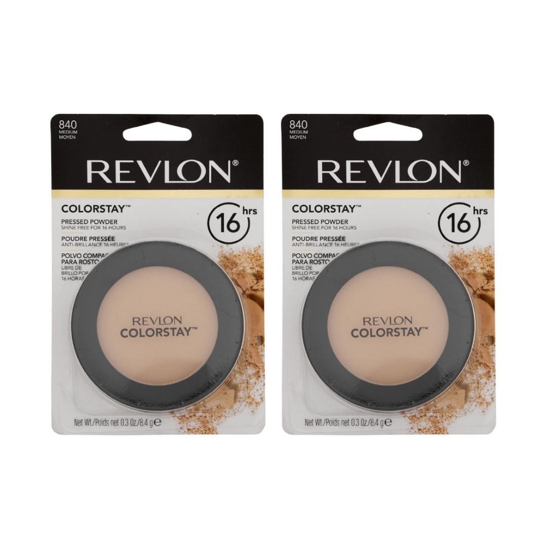 2 x Revlon ColorStay Pressed Powder 8.4g - 840 Medium