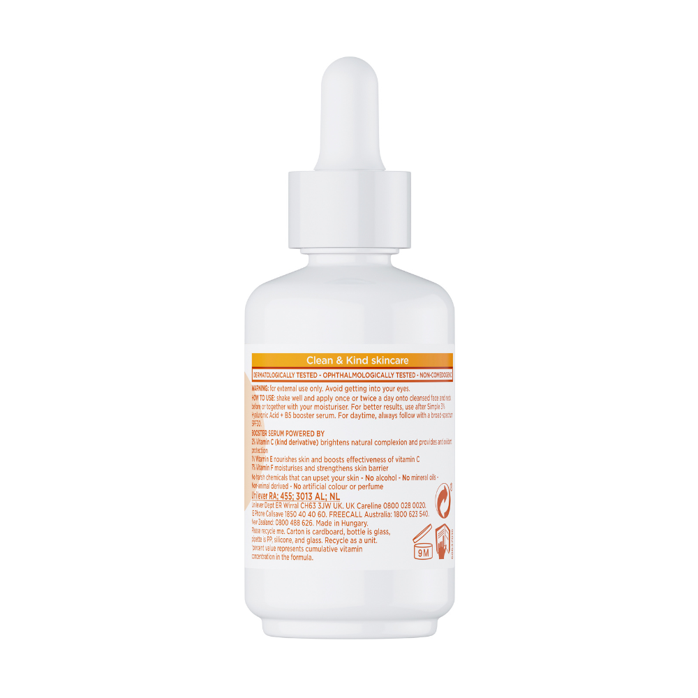 2 x Simple Booster Serum 10% Vitamin C + E + F 30mL