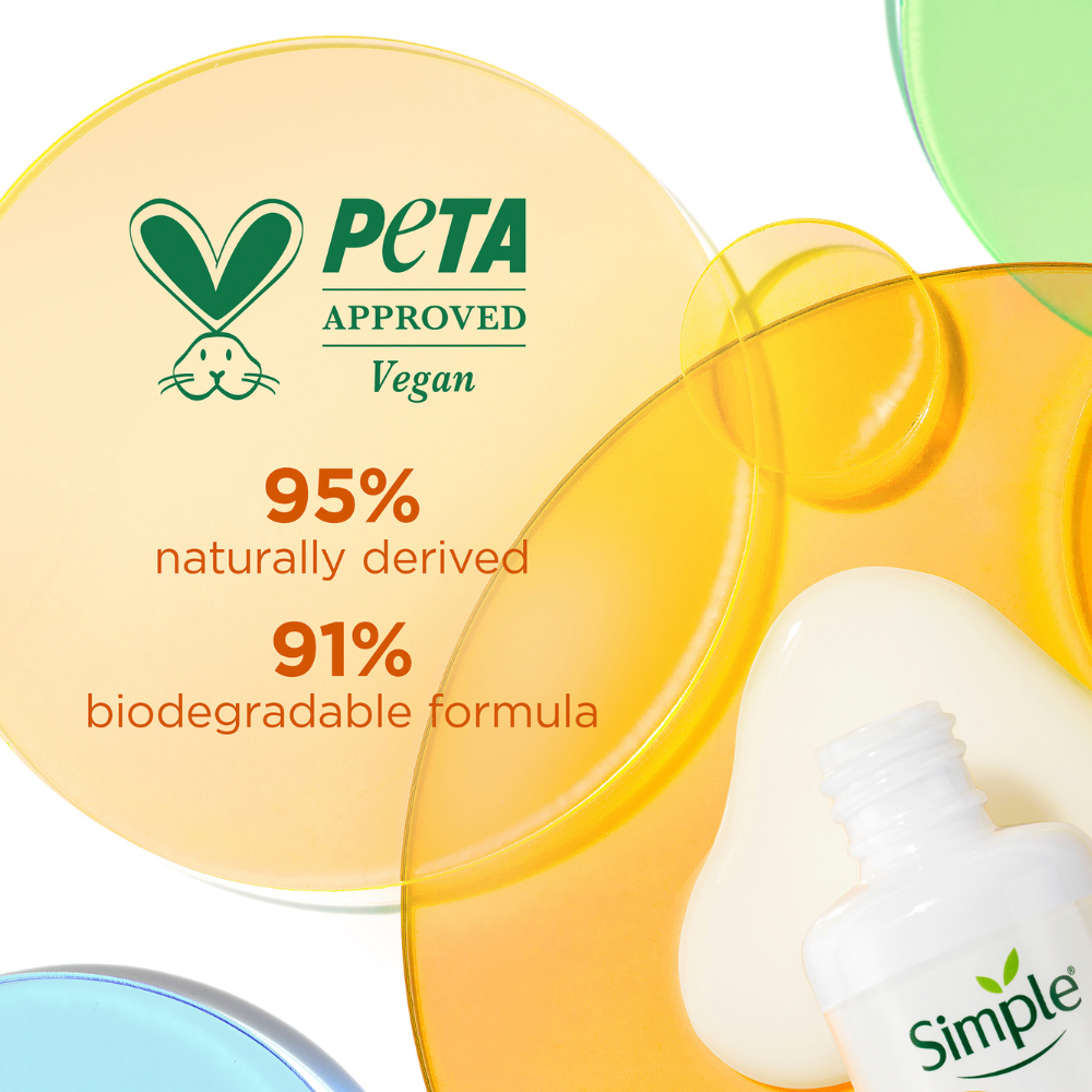 2 x Simple Booster Serum 10% Vitamin C + E + F 30mL