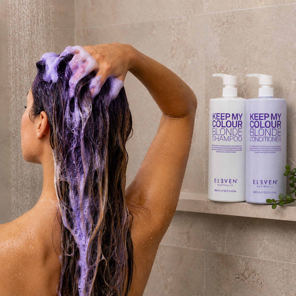 Eleven Australia Keep My Colour Blonde Shampoo & Conditioner 960mL Duo