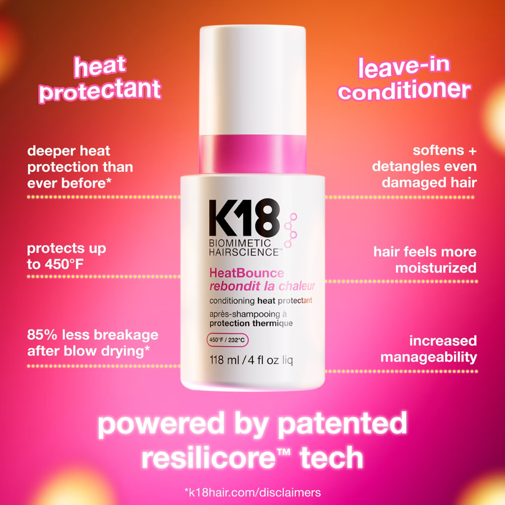 K18 HeatBounce Conditioning Heat Protectant 236mL