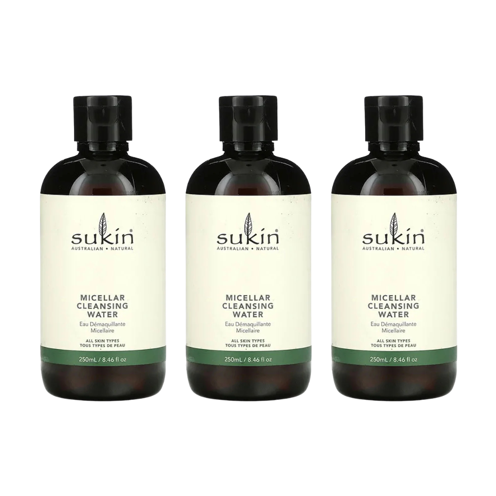 3 x Sukin Micellar Cleansing Water 250mL