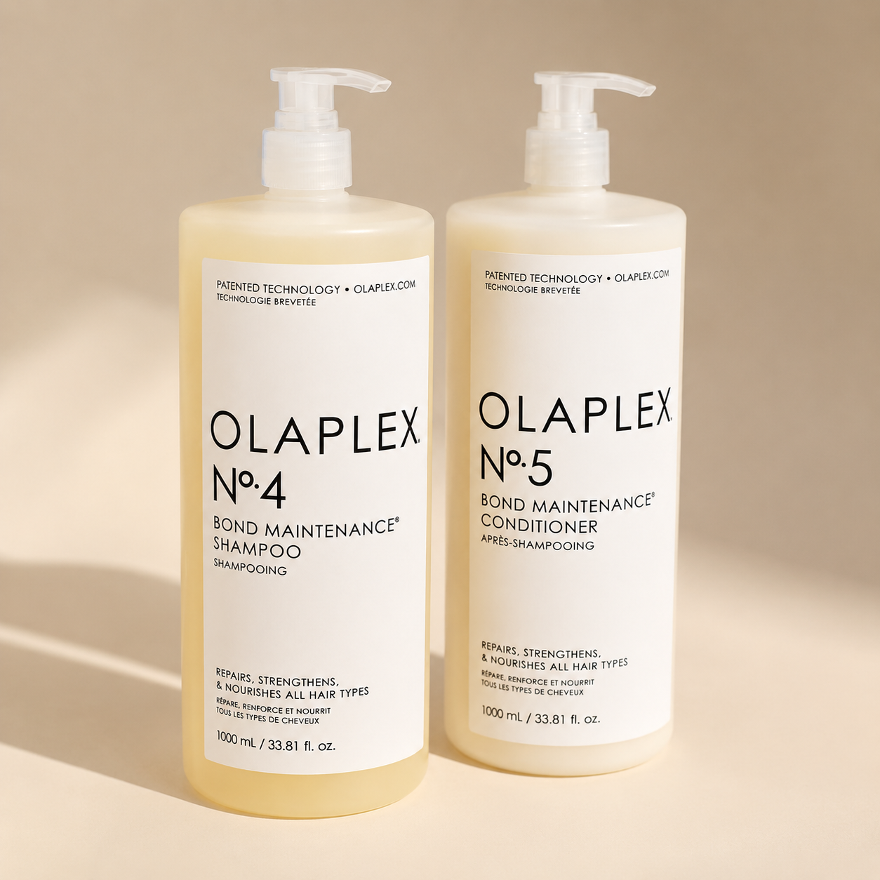 Olaplex Bond Maintenance No.4 Shampoo & No.5 Conditioner 1000mL Duo
