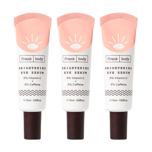 3 x Frank Body Brightening Eye Serum 15mL