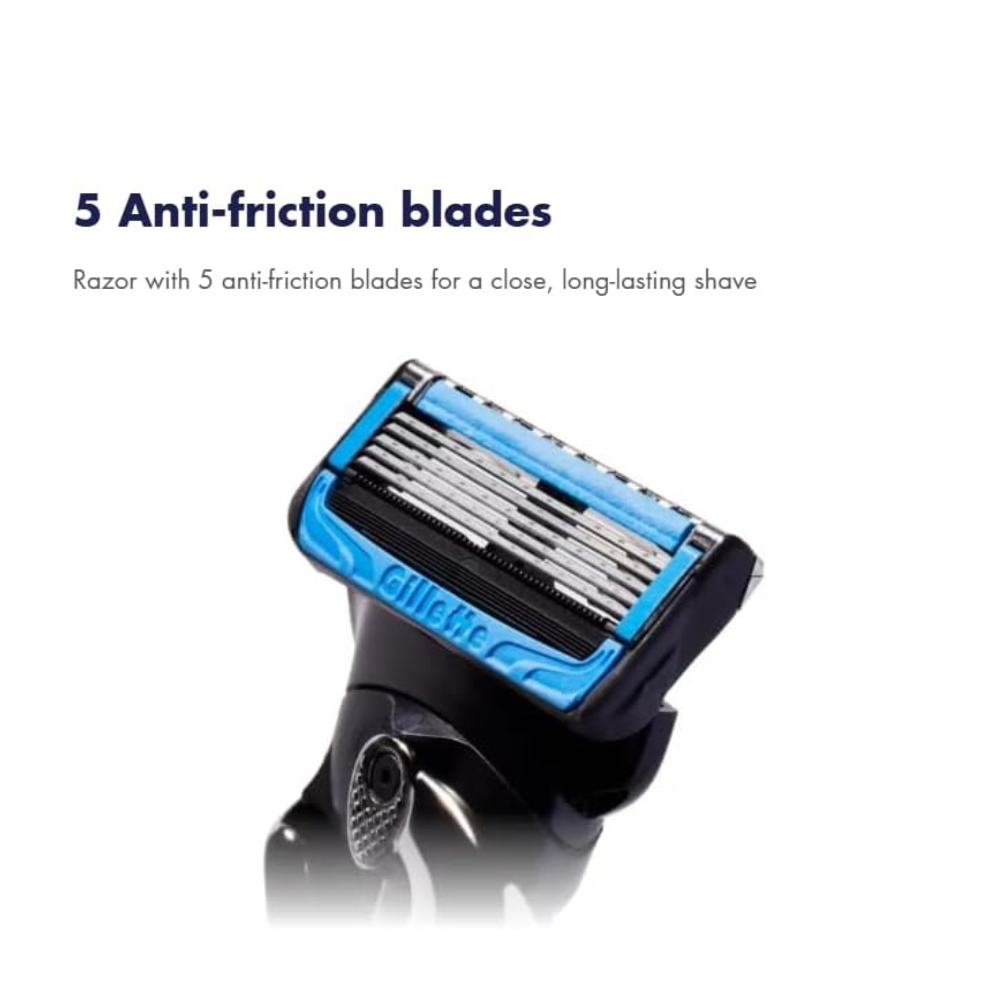 Gillette ProShield5 Sensitive 8 Refill Cartridges Razor Blades Value Pack