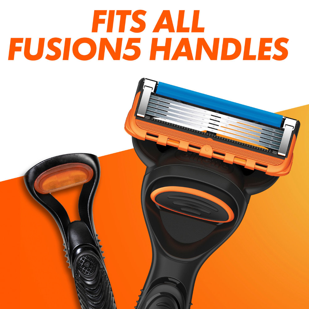 Gillette Fusion5 Sensitive Razor Handle + 2 Refill Blades