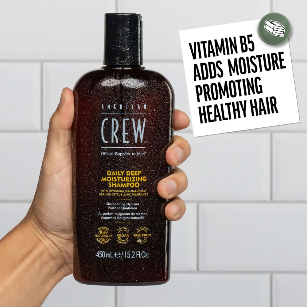 2 x American Crew Daily Deep Moisturizing Shampoo 250mL