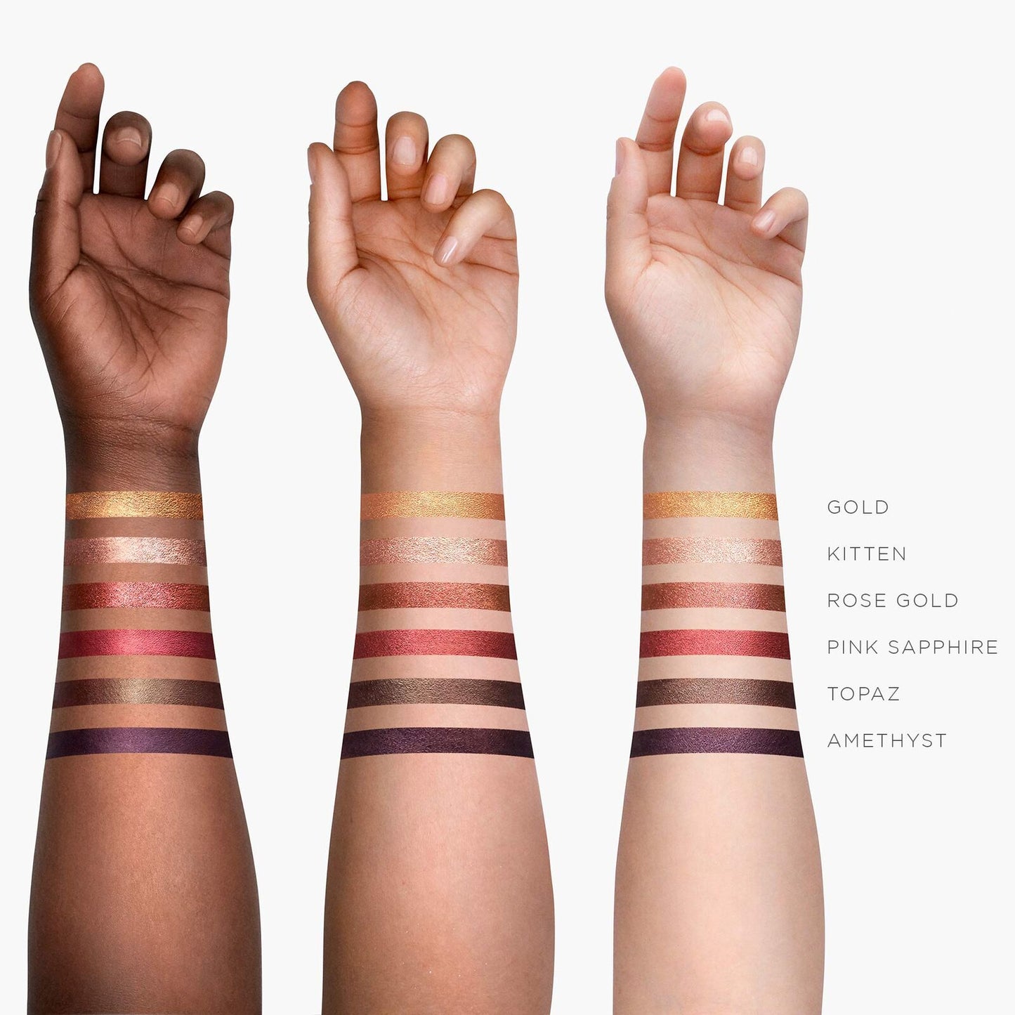 Stila Trifecta Metallica Lip, Eye & Cheek Stick 1.7g - Rose Gold