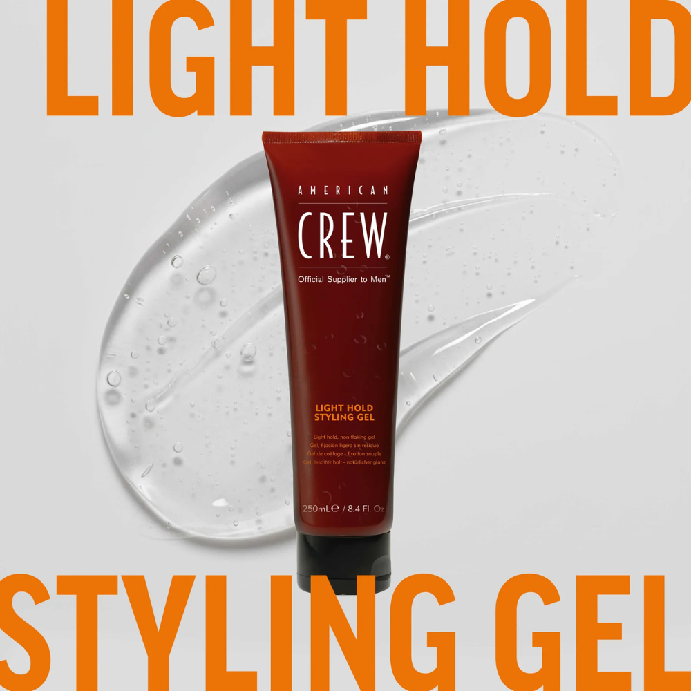 2 x American Crew Light Hold Styling Gel 250mL