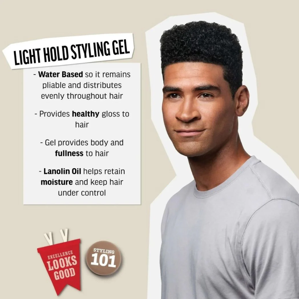 2 x American Crew Light Hold Styling Gel 250mL