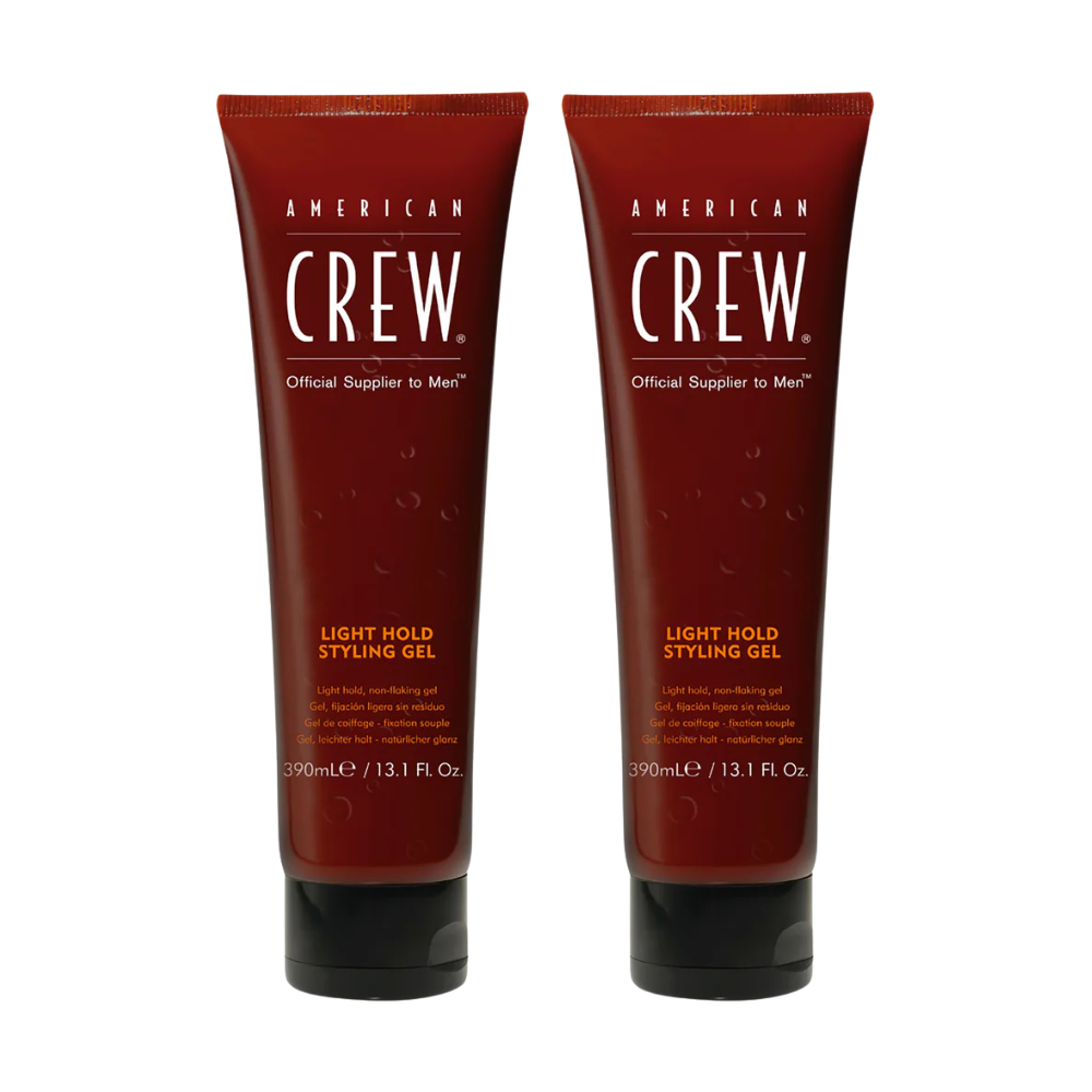 2 x American Crew Light Hold Styling Gel 250mL