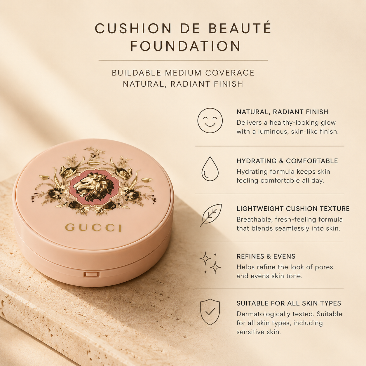 Gucci Cushion De Beaute Foundation 14g - 3.5