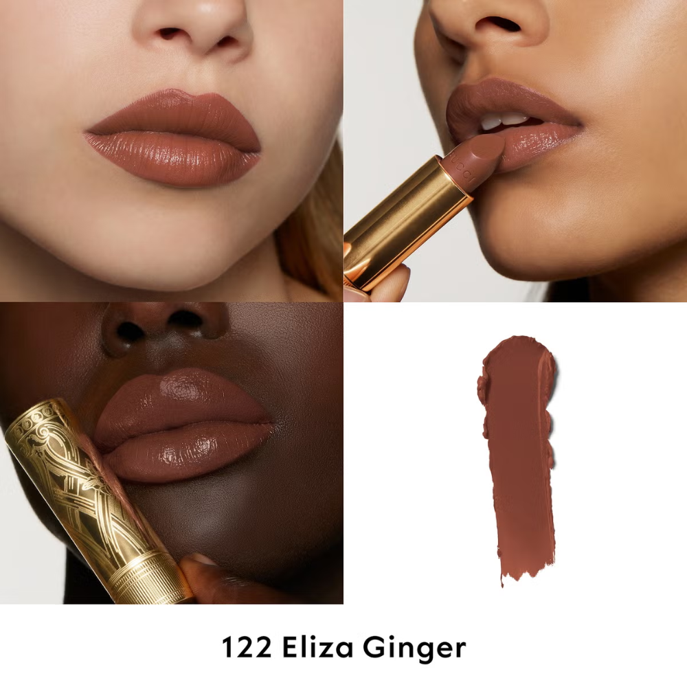 Gucci Rouge a Levres Satin Lipstick 3.5g - 122 Eliza Ginger
