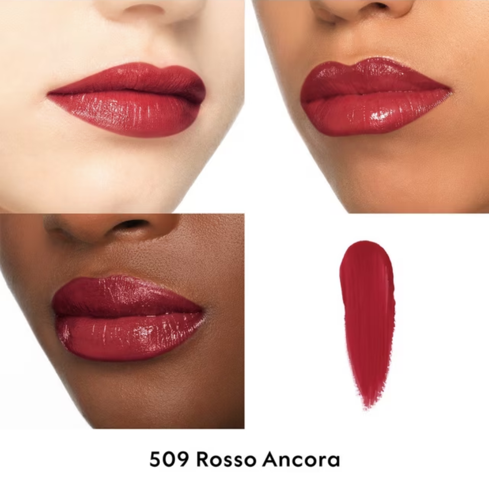 Gucci Rouge De Beaute Brillant Satin Lipstick 1.8g - 509 Rosso Ancora