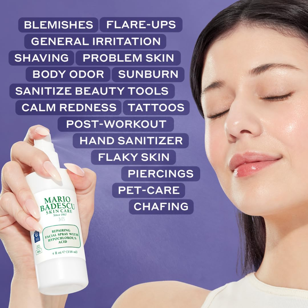 Mario Badescu Repairing Facial Spray with Hypochlorous Acid 118mL