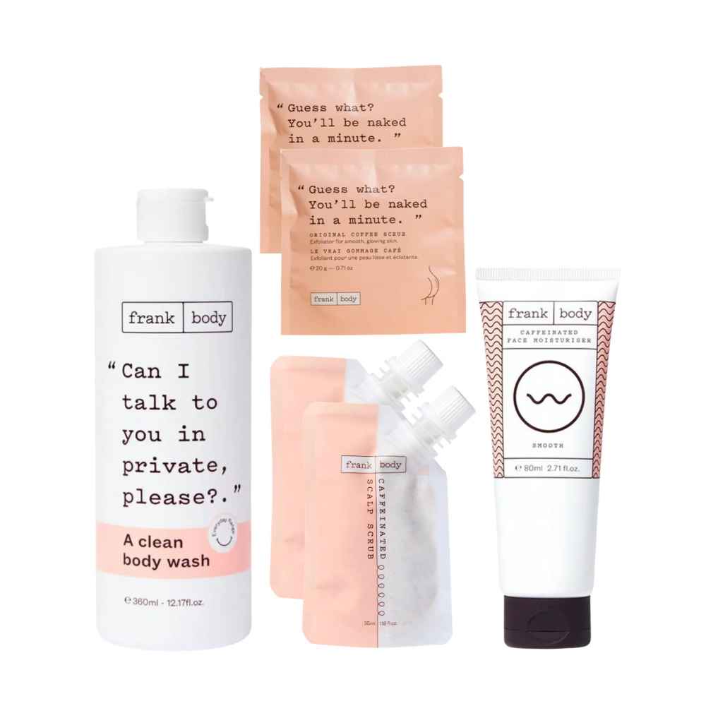 Frank Body Head To Toe Coffee 6 Piece Set