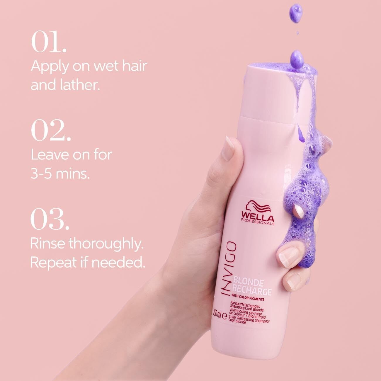 Wella Invigo Blonde Recharge Cool Blonde Refreshing Shampoo 250mL