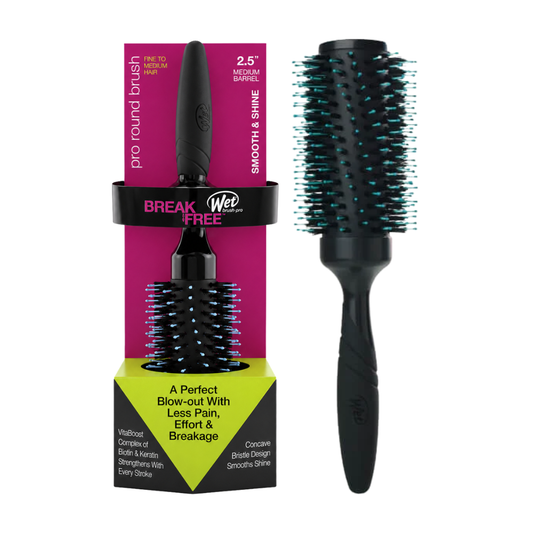 Wet Brush Pro Smooth & Shine Round Brush - Thick-Coarse 2.5 Inch