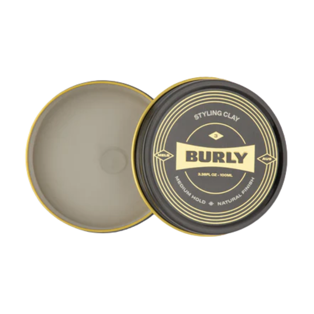 Burly Styling Clay Duo Pack - Medium Hold Matte Finish