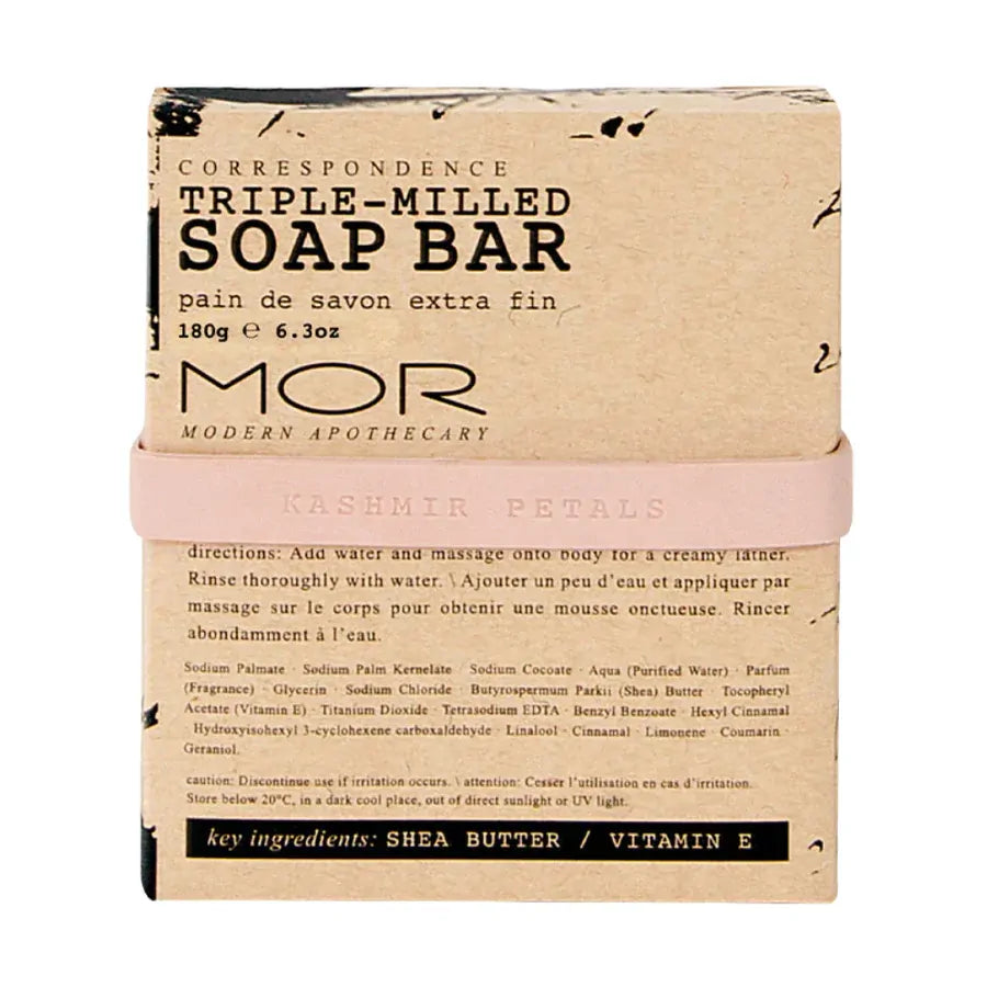 MOR Boutique Correspondence Triple Milled Soap Bar Trio Set 3x180g