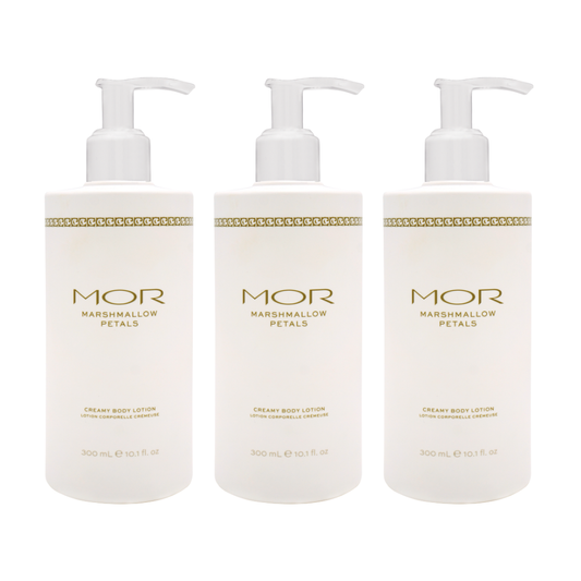 3 x MOR Boutique Creamy Body Lotion 300mL - Marshmallow Petals