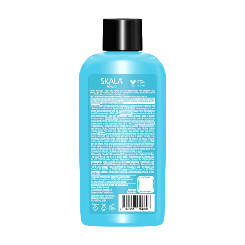 Skala Mais Cachos 72hr Anti Frizz 5-in-1 Hair Oil with Heat Protectant 90mL