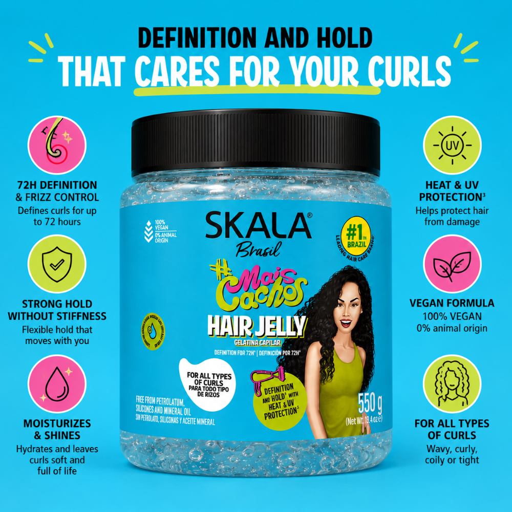 Skala Mais Cachos 72hr Curl Definition Hair Jelly 550g