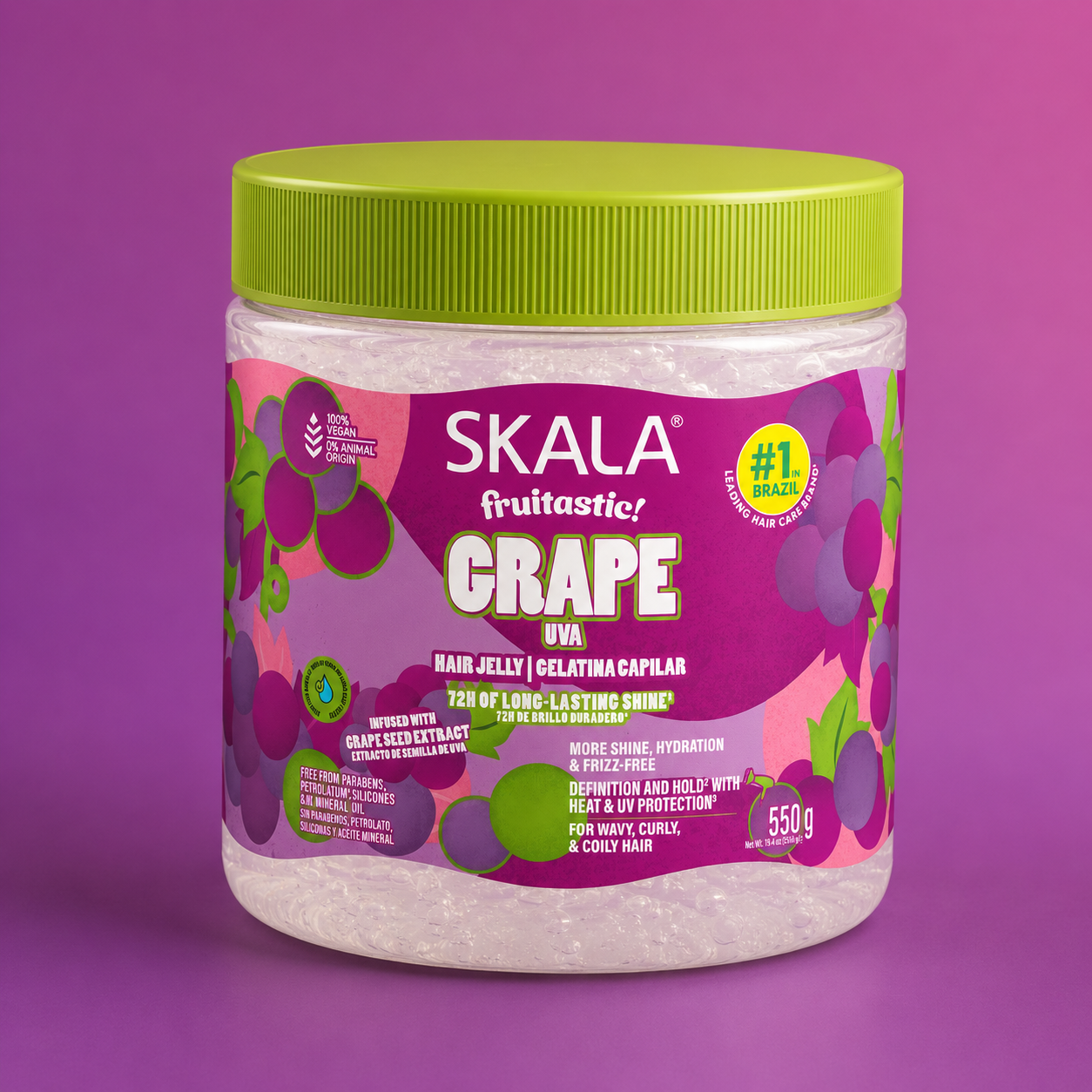Skala Grape 72hr Shine Hair Jelly 550g