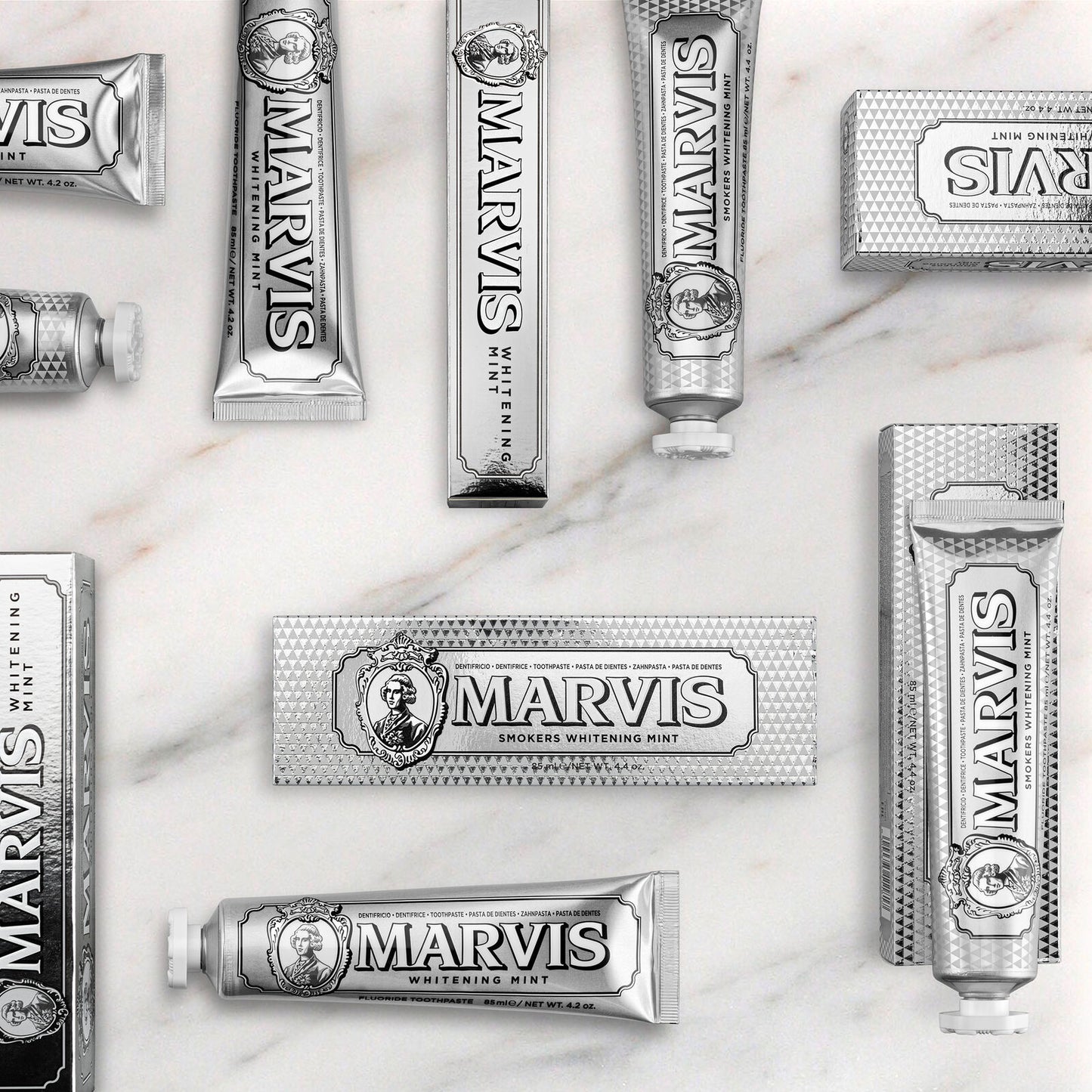3 x Marvis Toothpaste 85mL - Smokers Whitening Mint