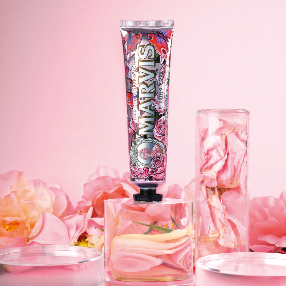 Marvis Toothpaste Garden Collection 75mL - Kissing Rose