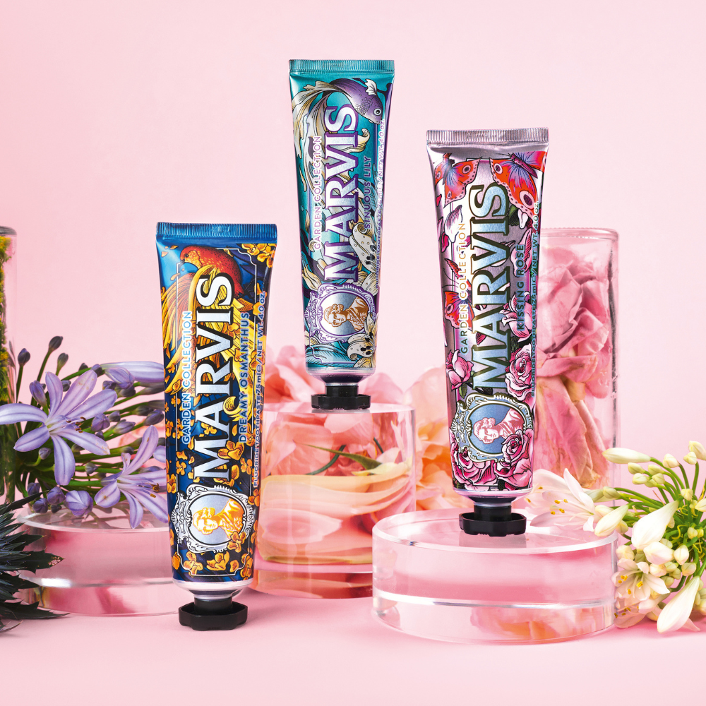 Marvis Toothpaste Garden Collection 75mL - Kissing Rose