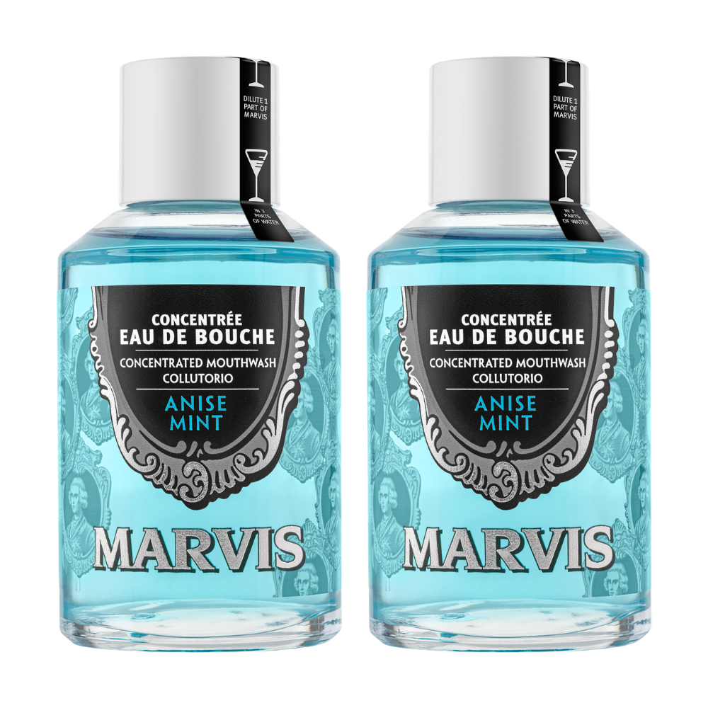 2 x Marvis Mouthwash Concentrate 120mL - Anise Mint