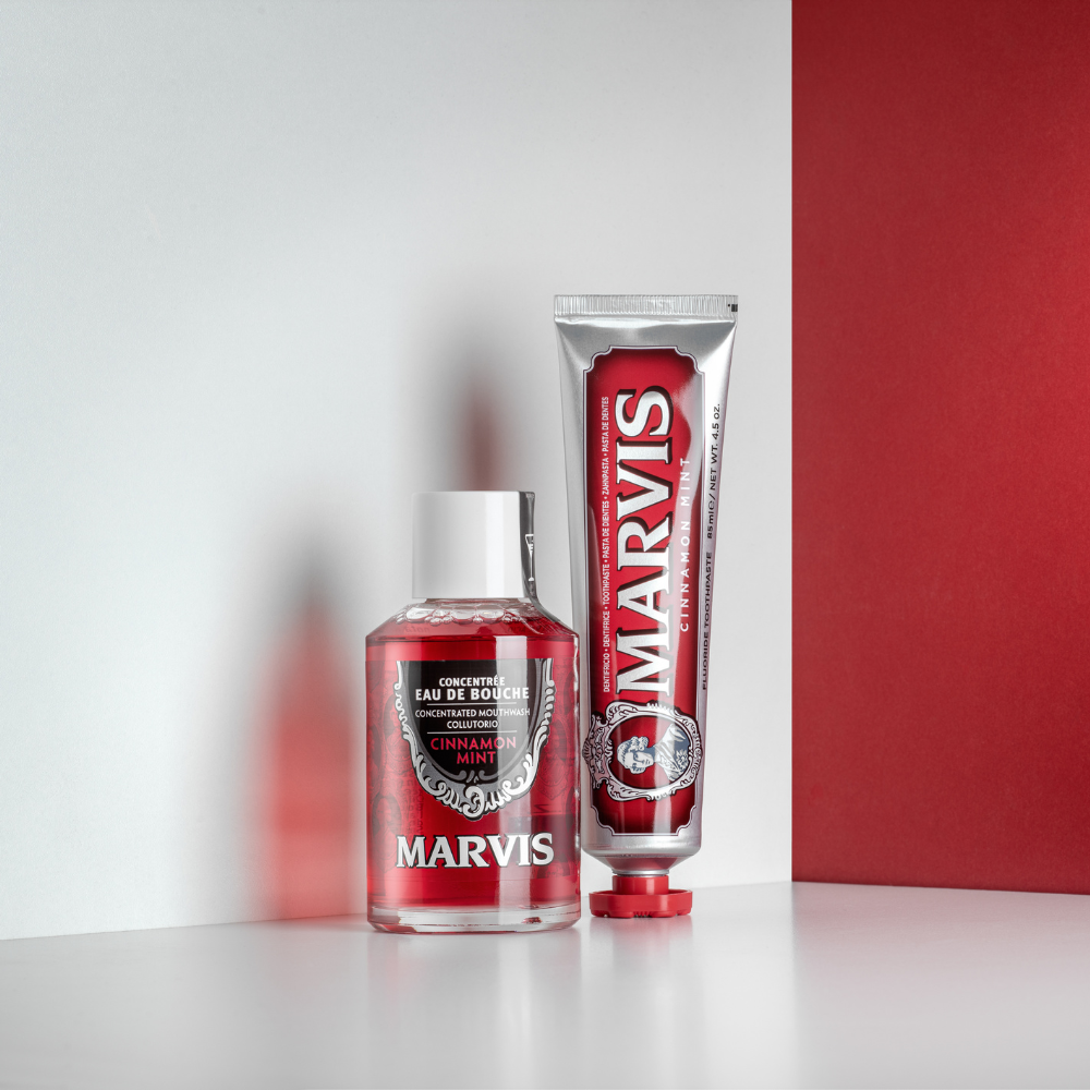2 x Marvis Mouthwash Concentrate 120mL - Cinnamon Mint