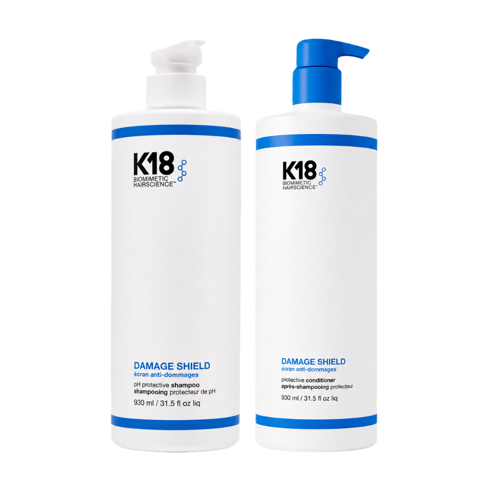 K18 Damage Shield Protective Shampoo & Conditioner 930mL Duo