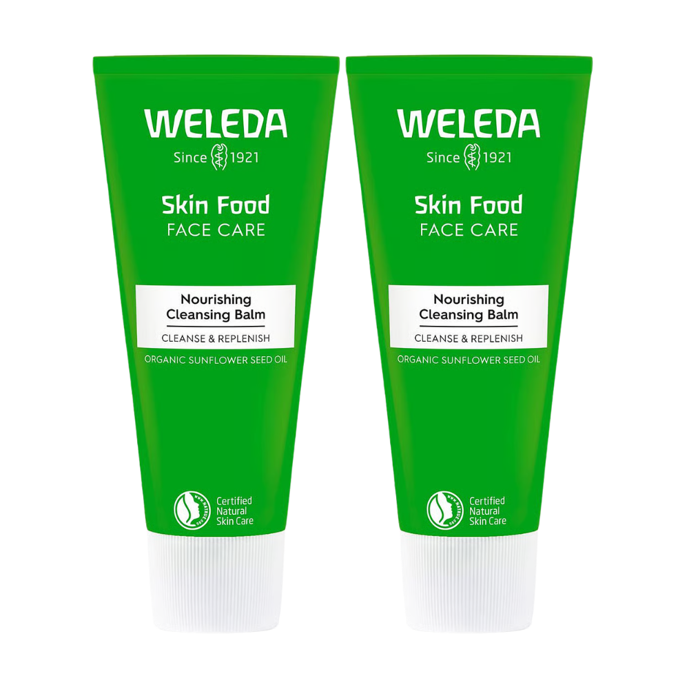 2 x Weleda Skin Food Face Care Nourishing Cleansing Balm 75mL