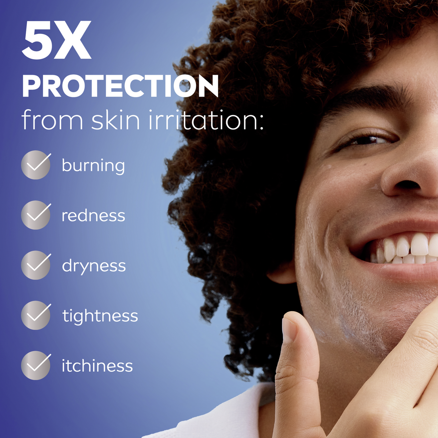 3 x Nivea Men Sensitive Skin & Stubble Gel Moisturiser 50mL