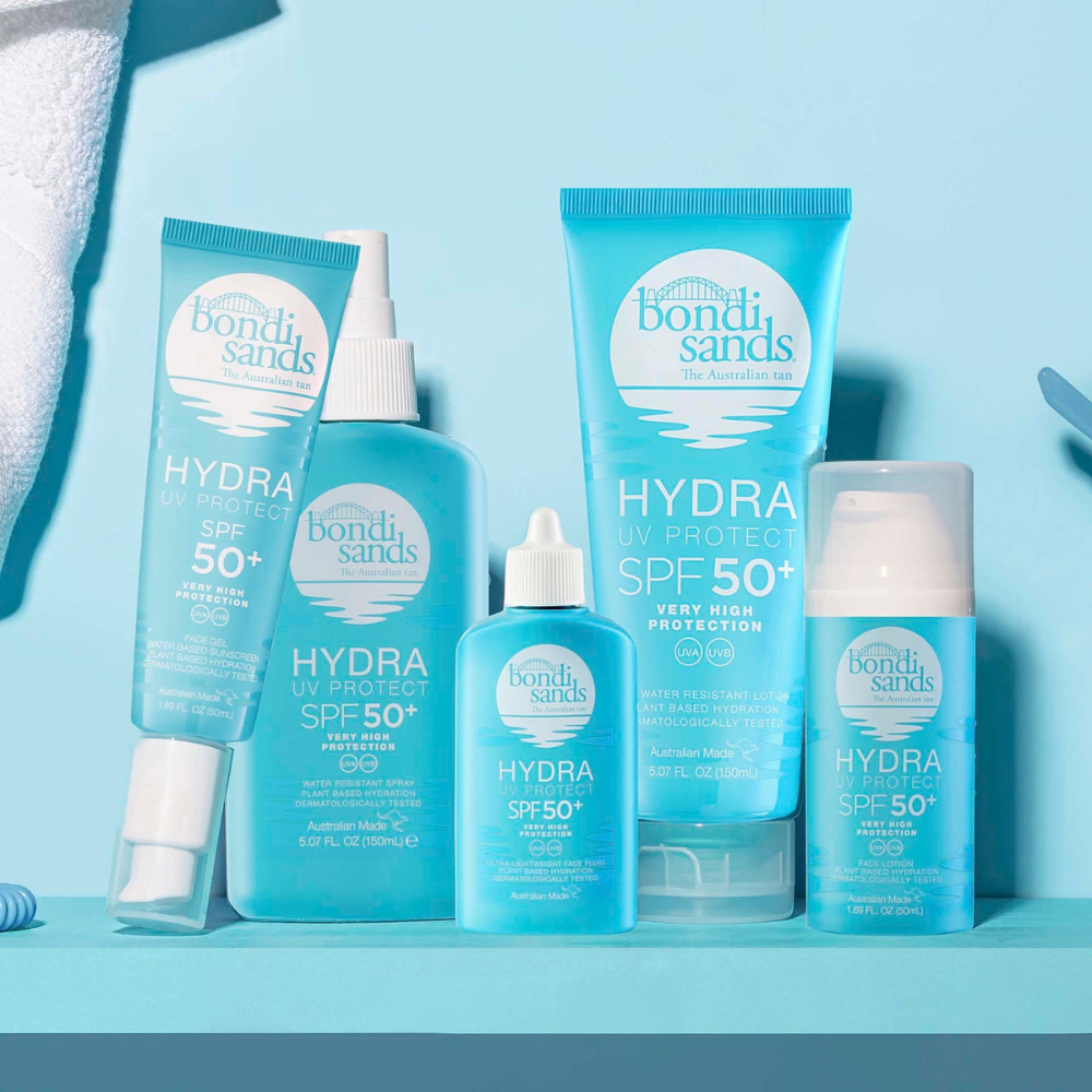 4 x Bondi Sands Hydra UV Protect SPF50+ Body Lotion 150mL