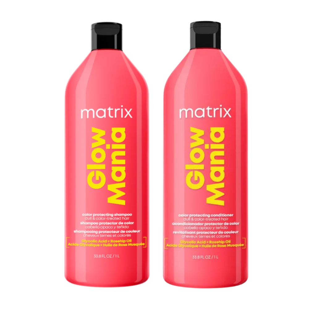Matrix Glow Mania Shampoo & Conditioner 1000mL Duo
