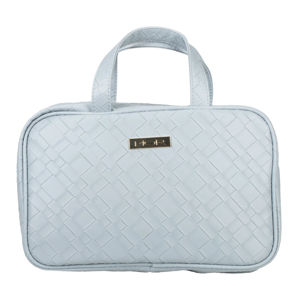 MOR Boutique Malta Hanging Fold-Out Bag - Woven Blue