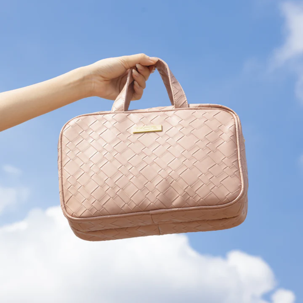 MOR Boutique Malta Hanging Fold-Out Bag - Woven Rose