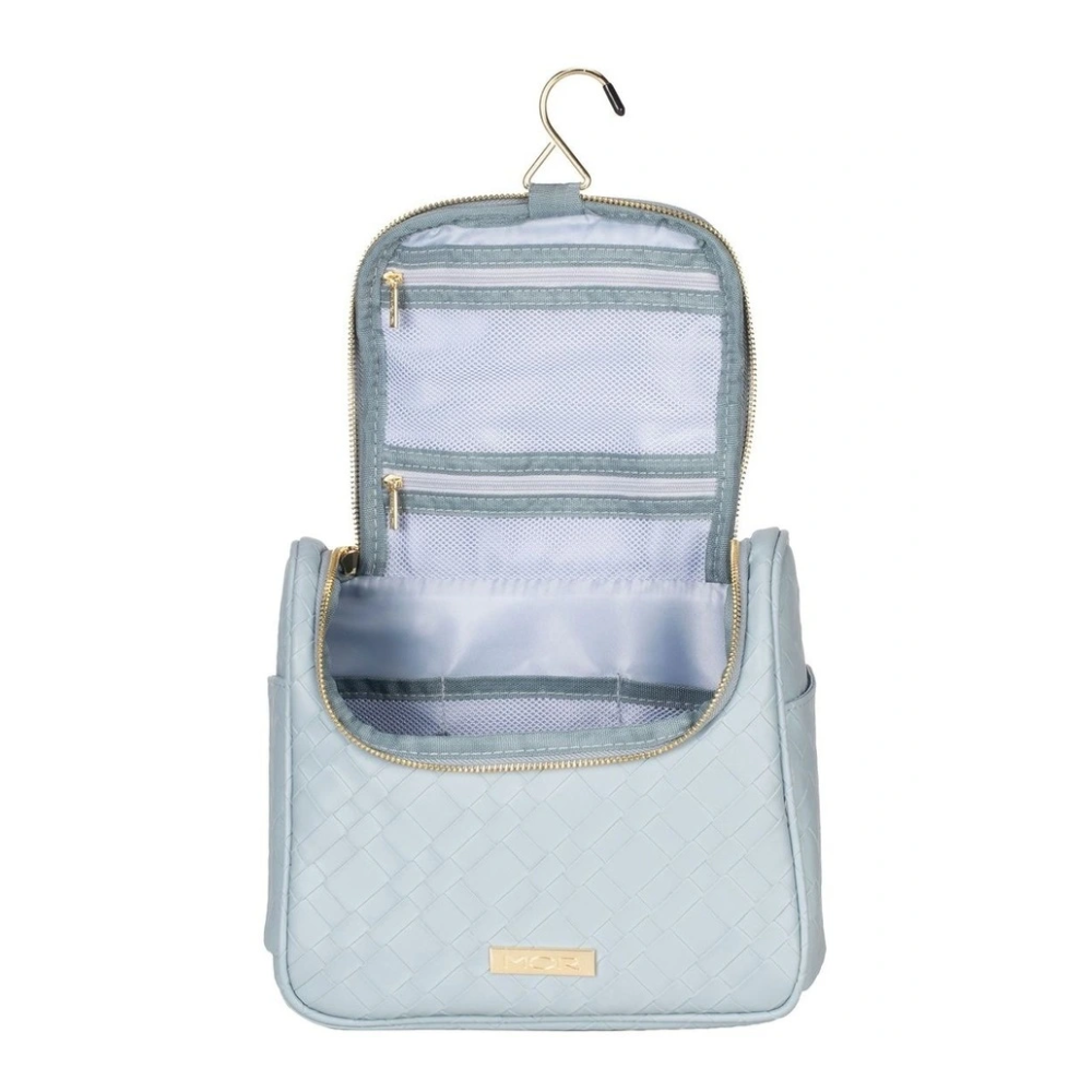 MOR Boutique Sardinia Travel Case - Woven Blue