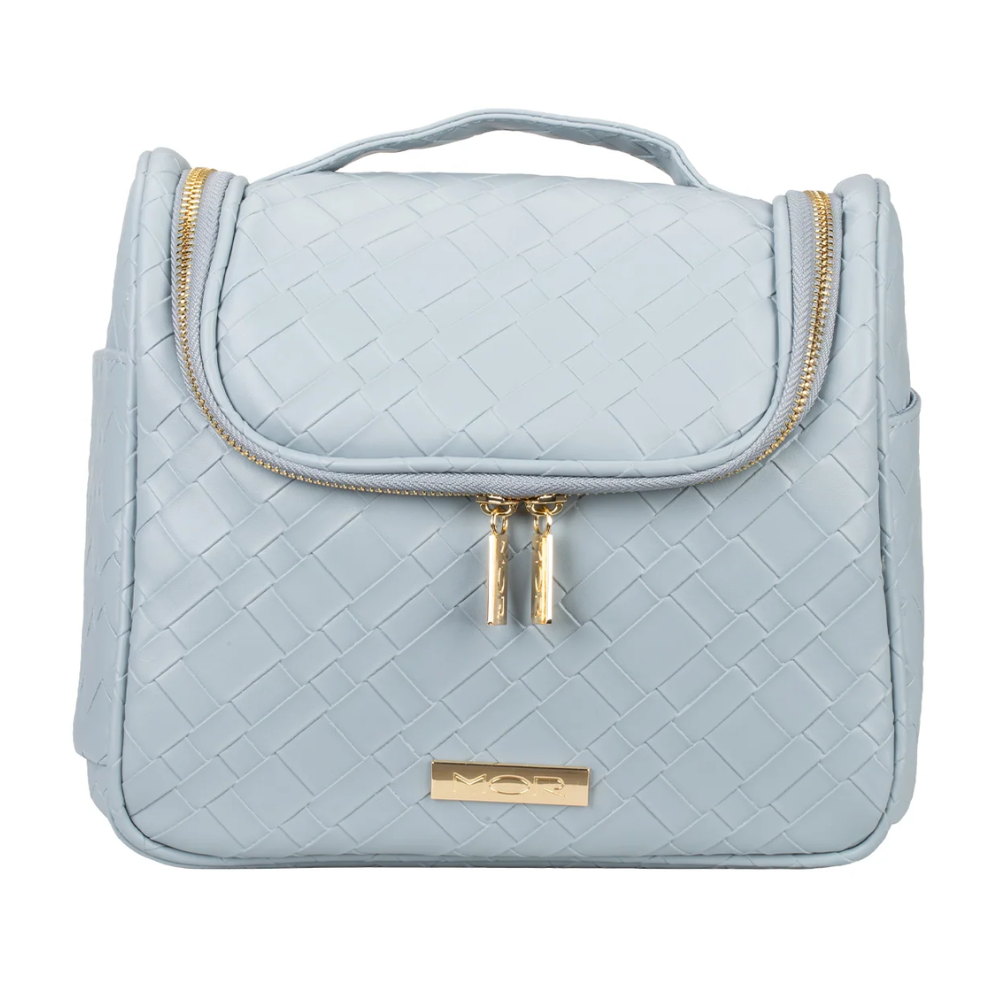 MOR Boutique Sardinia Travel Case - Woven Blue