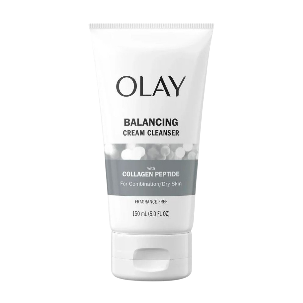 3 x Olay Balancing Cream Cleanser with Collagen Peptide for Combination/Dry Skin 150mL